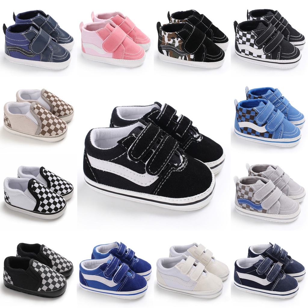Baby Shoes Boy Newborn Infant Toddler Casual Comfor Cotton Sole Anti-slip PU First Walkers Crawl Crib Shoes