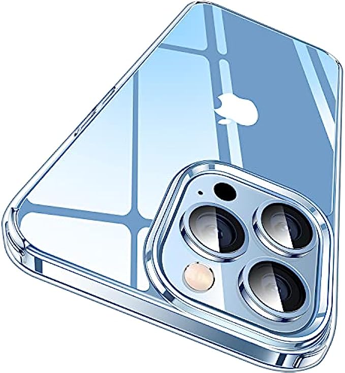CASEKOO Crystal Clear Designed for iPhone 13 Pro Max Case, [Not Yellowing] [Military Drop Protection] Shockproof Protective Phone Case 6.7 inch 2021 (Clear)